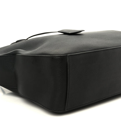 Grained Calfskin Medium Star Tote Black