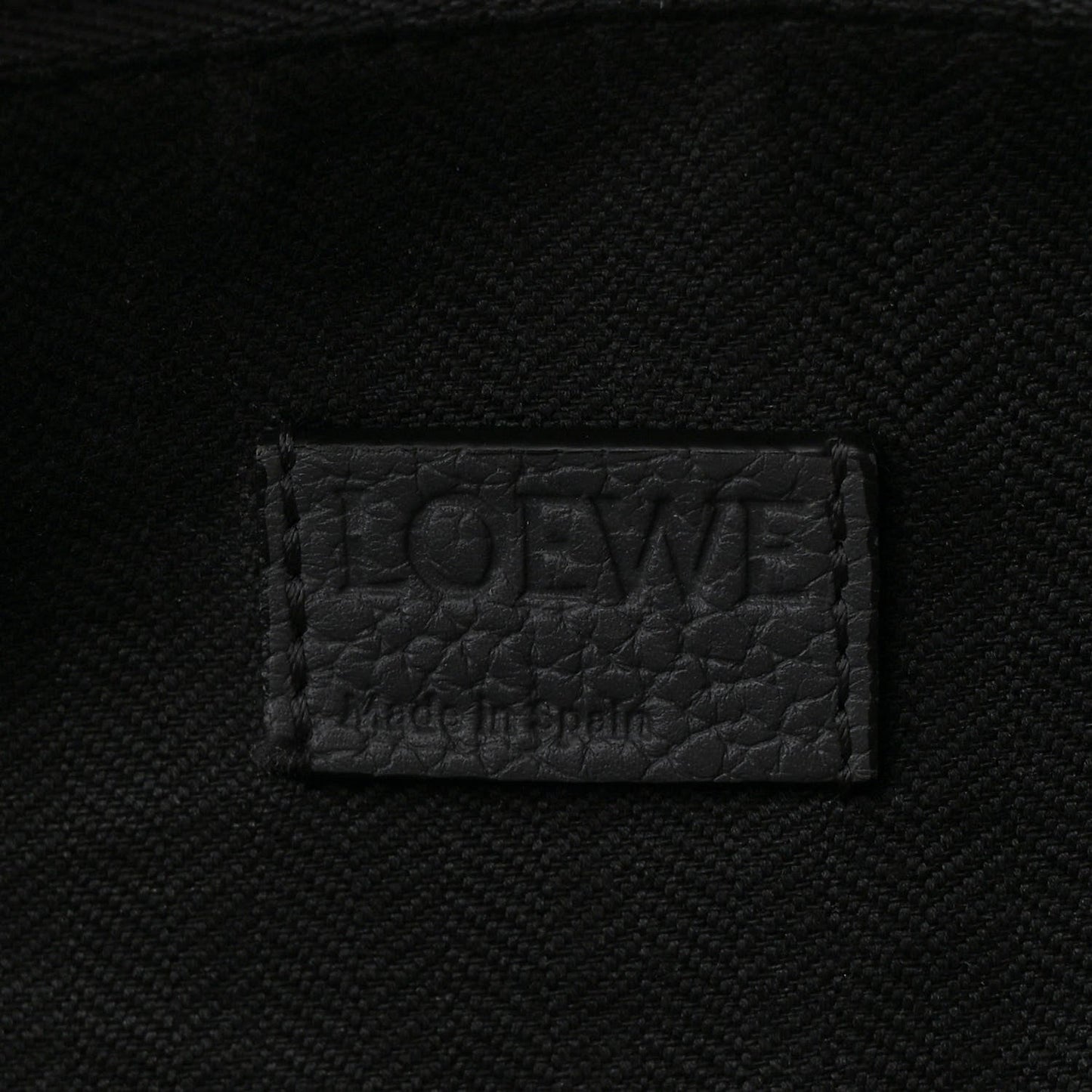 Calfskin Large Puzzle Edge Bag Dark Grey