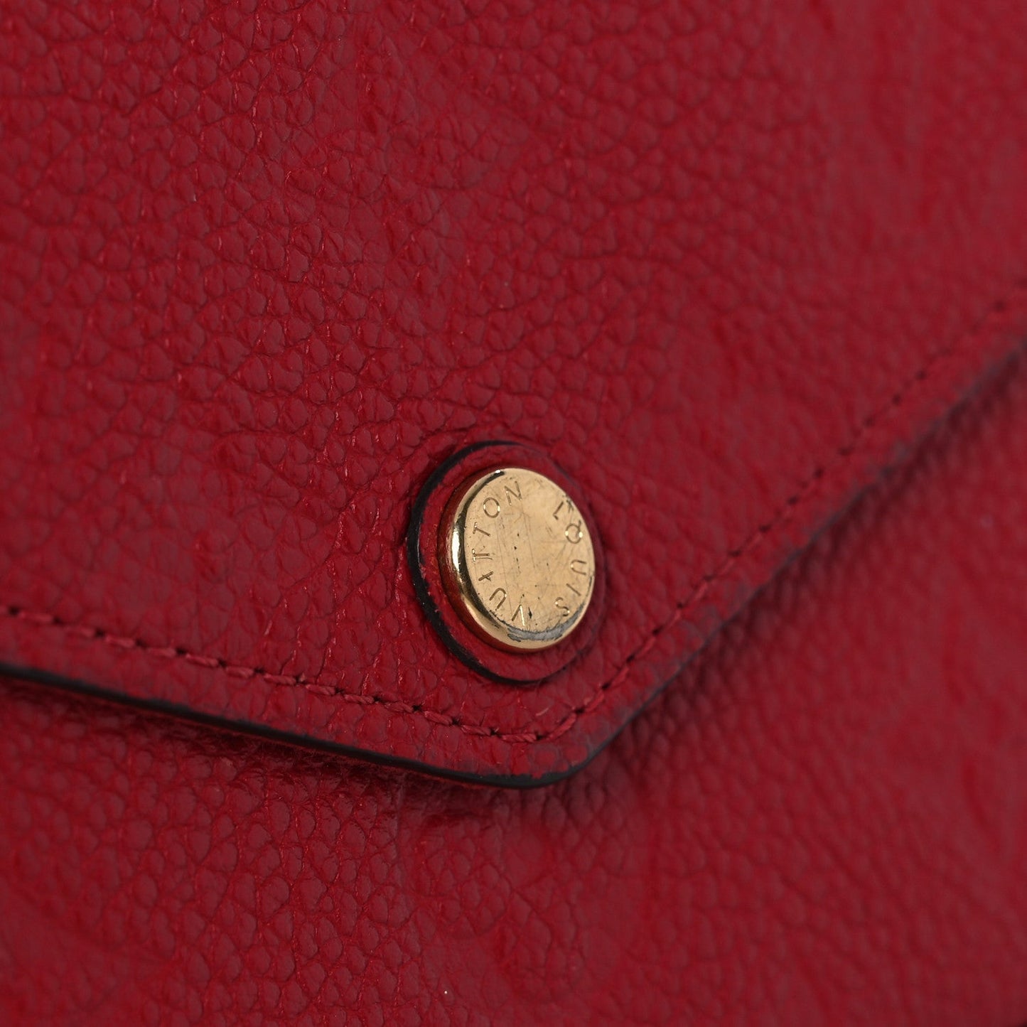 Empreinte Pochette Felicie Chain Wallet Scarlet