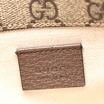 GG Supreme Monogram Web Small Neo Vintage Double Flap Messenger Bag Beige New Acero