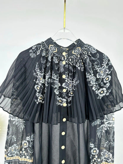 ZIMMERMANN PLEATED SHIRT 270195