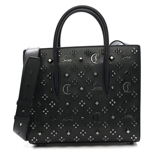 Nappa Irise Spikes Loubinthesky Medium Paloma Zaffiro