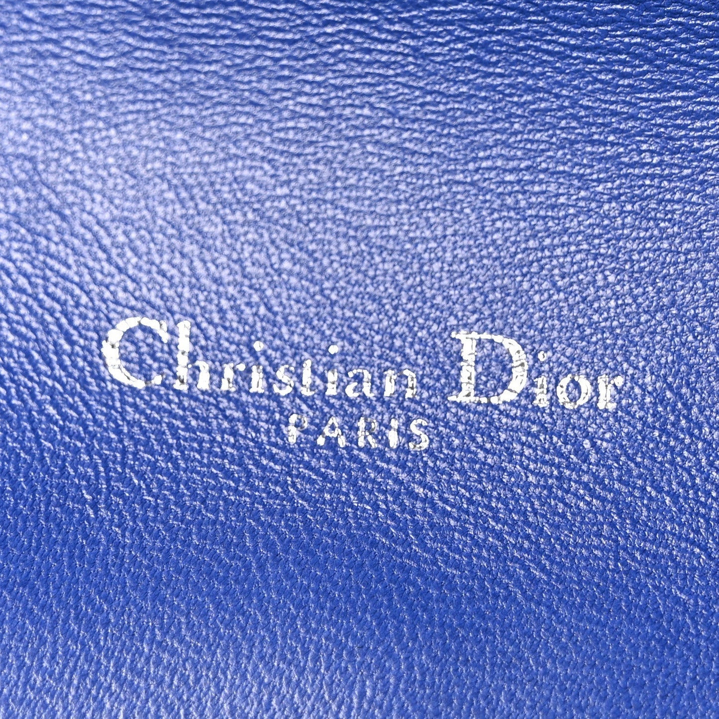 Lambskin Cannage Medium Miss Dior Flap Blue