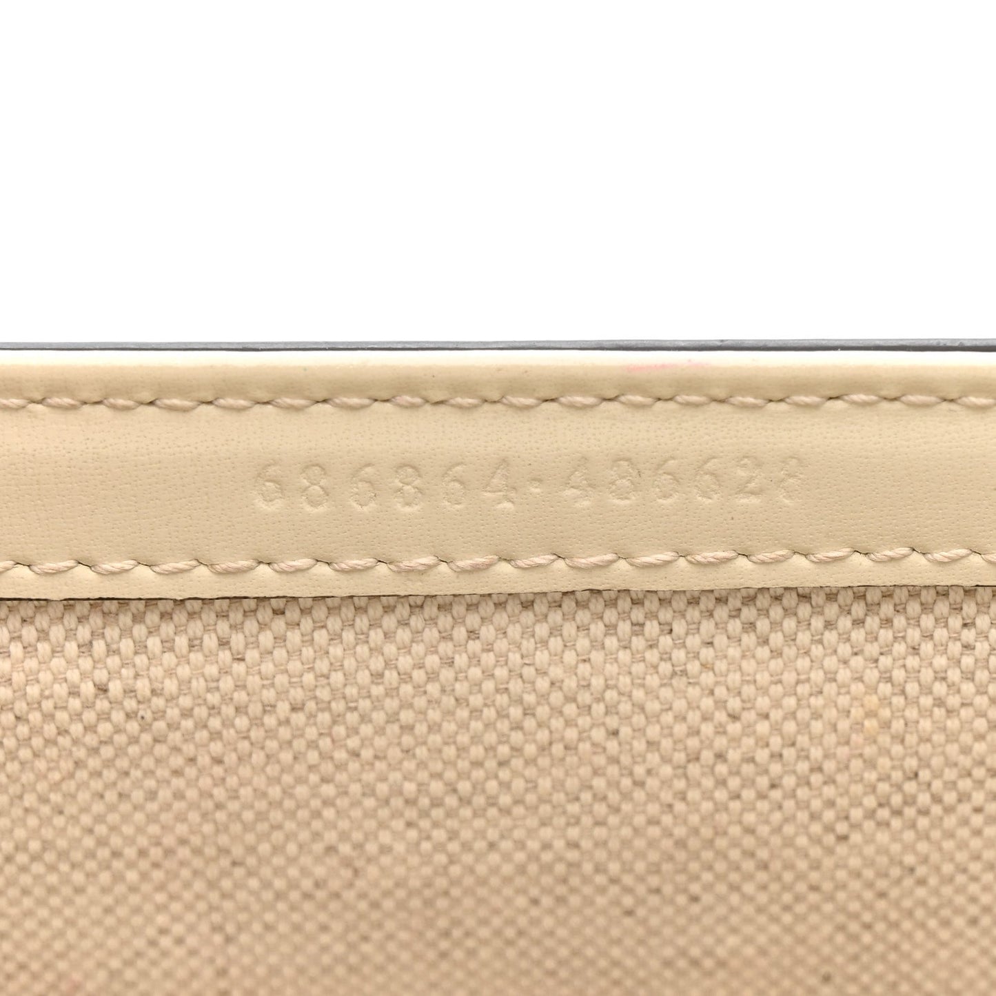 Boarded Dyana Lux Calfskin Web Mini Bamboo 1947 Top Handle Bag  Mystic White