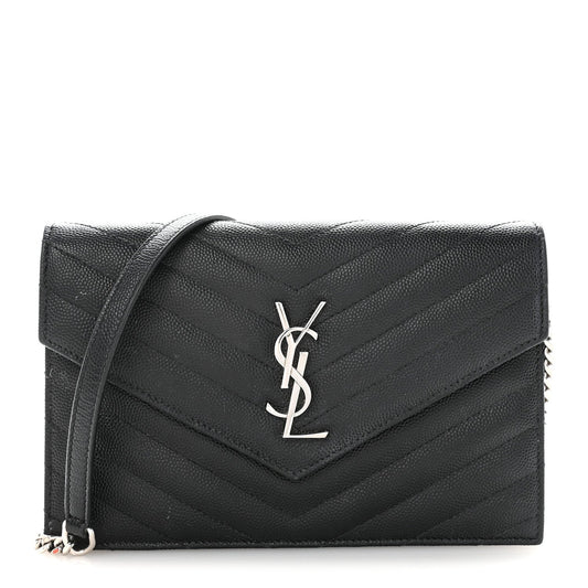 Grain De Poudre Small Monogram Kate Satchel Dark Beige