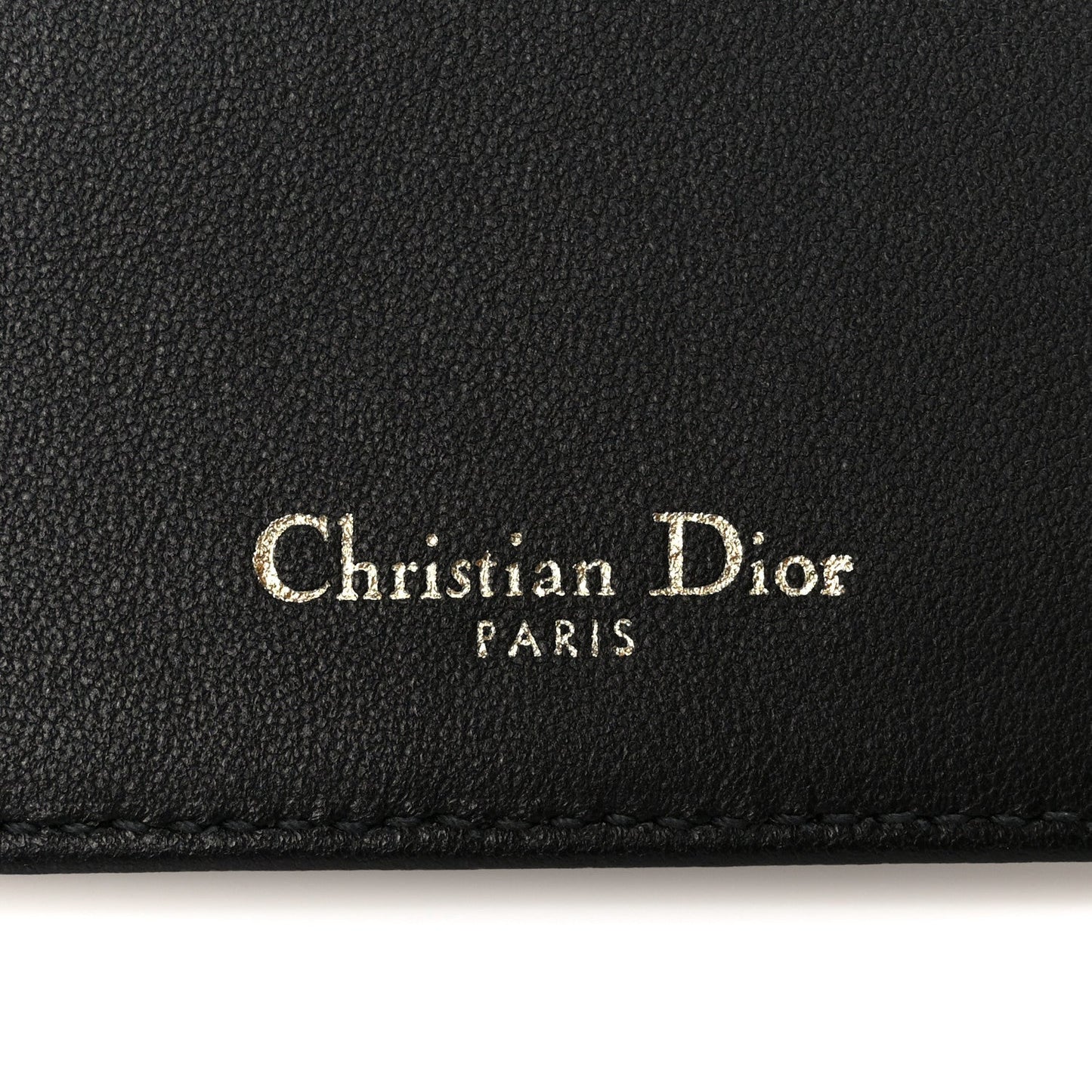 Lambskin Cannage Lady Dior Pouch Black