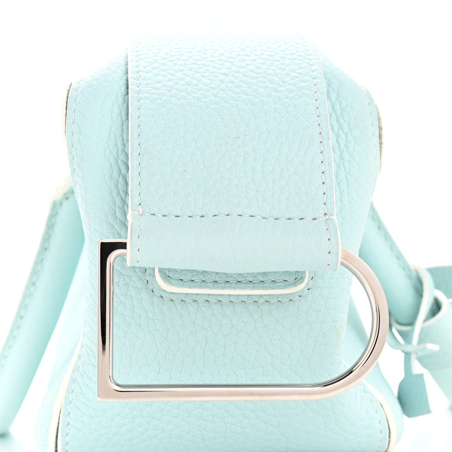Taurillon Soft Mini Cool Box Satchel Light Blue