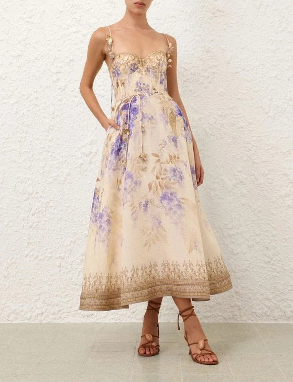 ZIMMER SPAGHETTI STRAP DRESS 247199