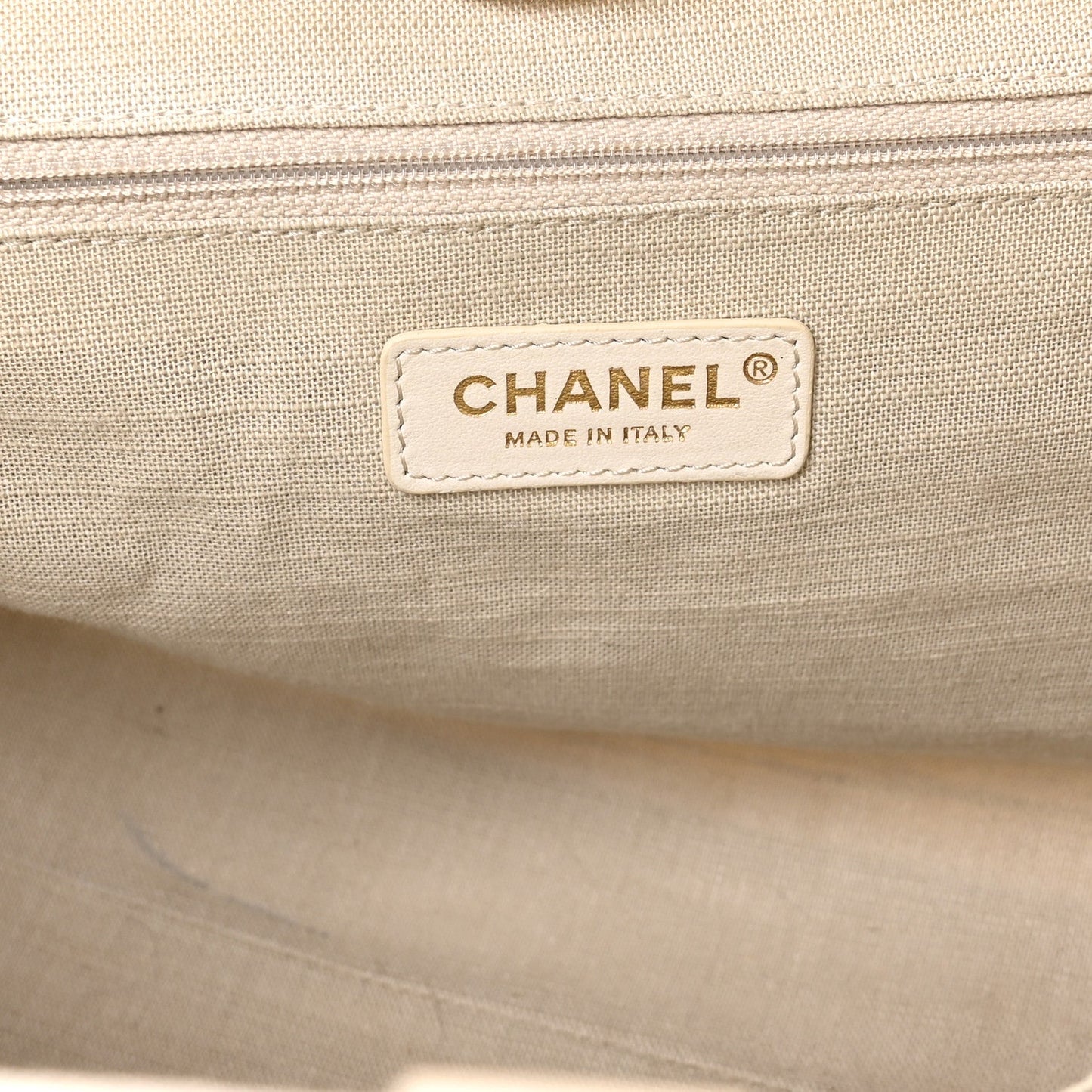 Mixed Fibers Small Deauville Tote White