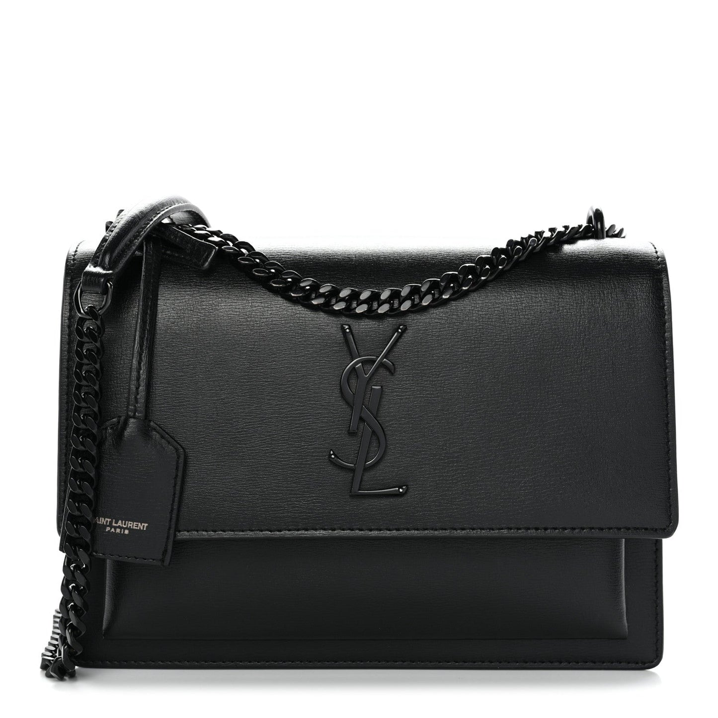 Calfskin Medium Monogram Monochrome Sunset Black