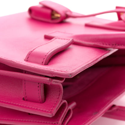 Calfskin Nano Sac De Jour Bubblegum