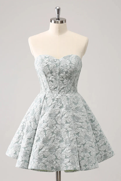 omberprom Short Homecoming Dress Cute A Line Sweetheart Graduation Dress Party Wear