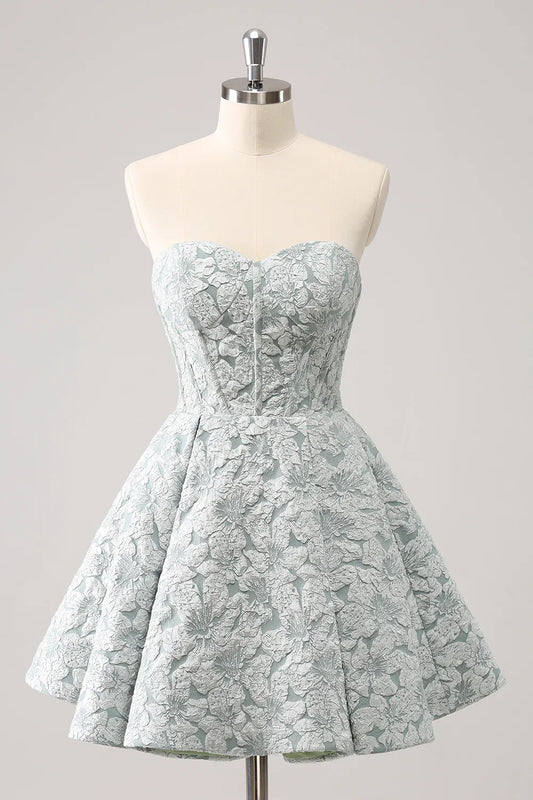 omberprom Short Homecoming Dress Cute A Line Sweetheart Graduation Dress Party Wear