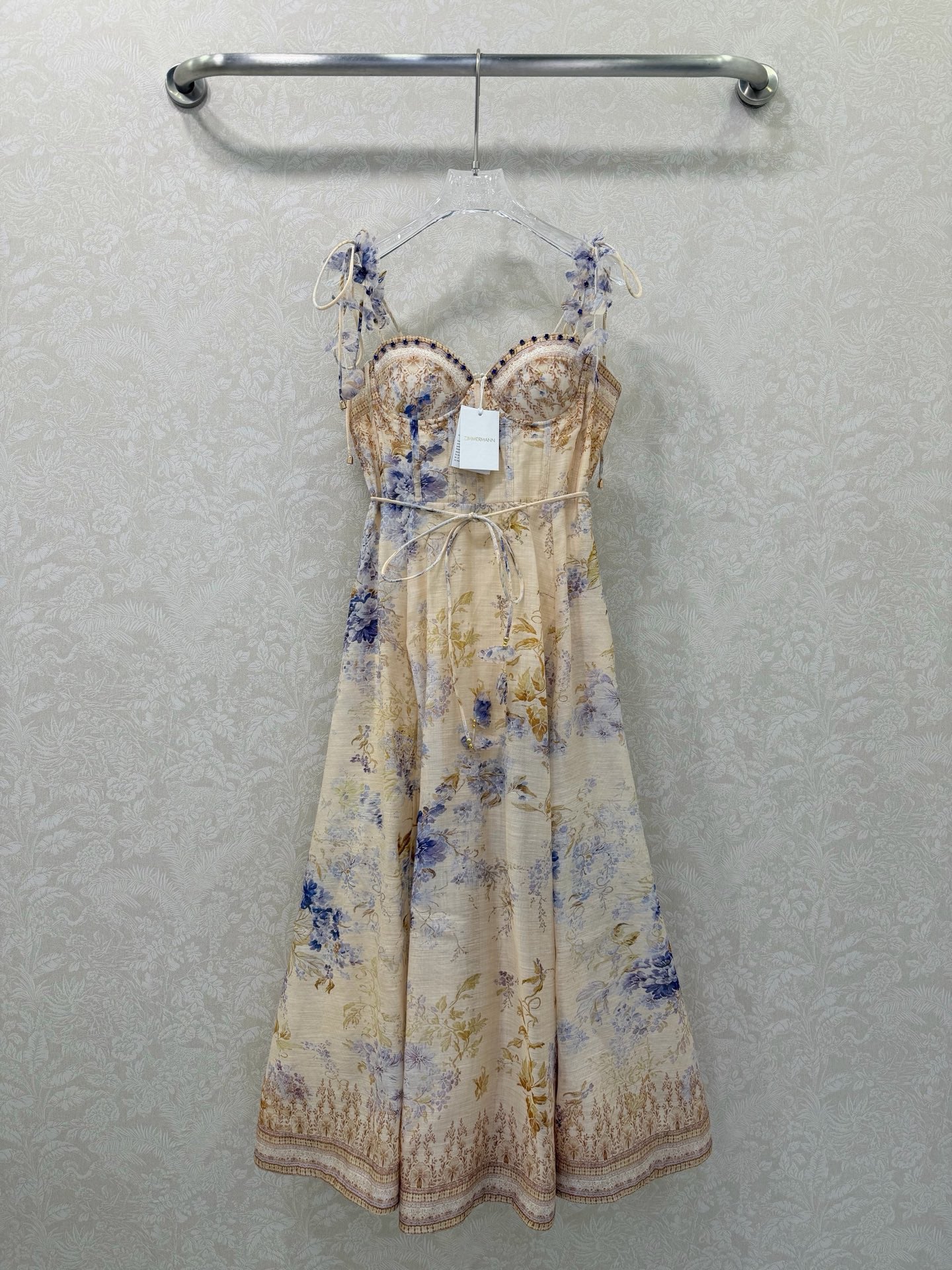 Zimmerma Dress With Rhinestone Embellishments 353092
