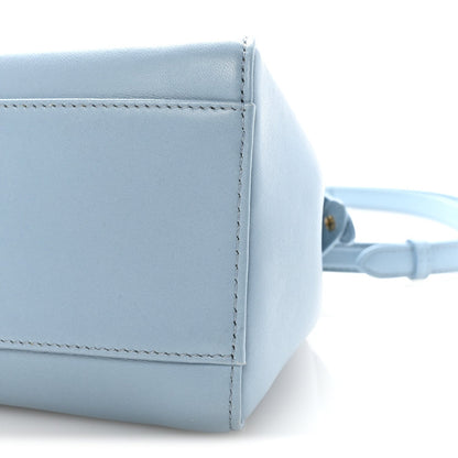 Nappa Mini Peekaboo Iconic Satchel Azzurro Baby
