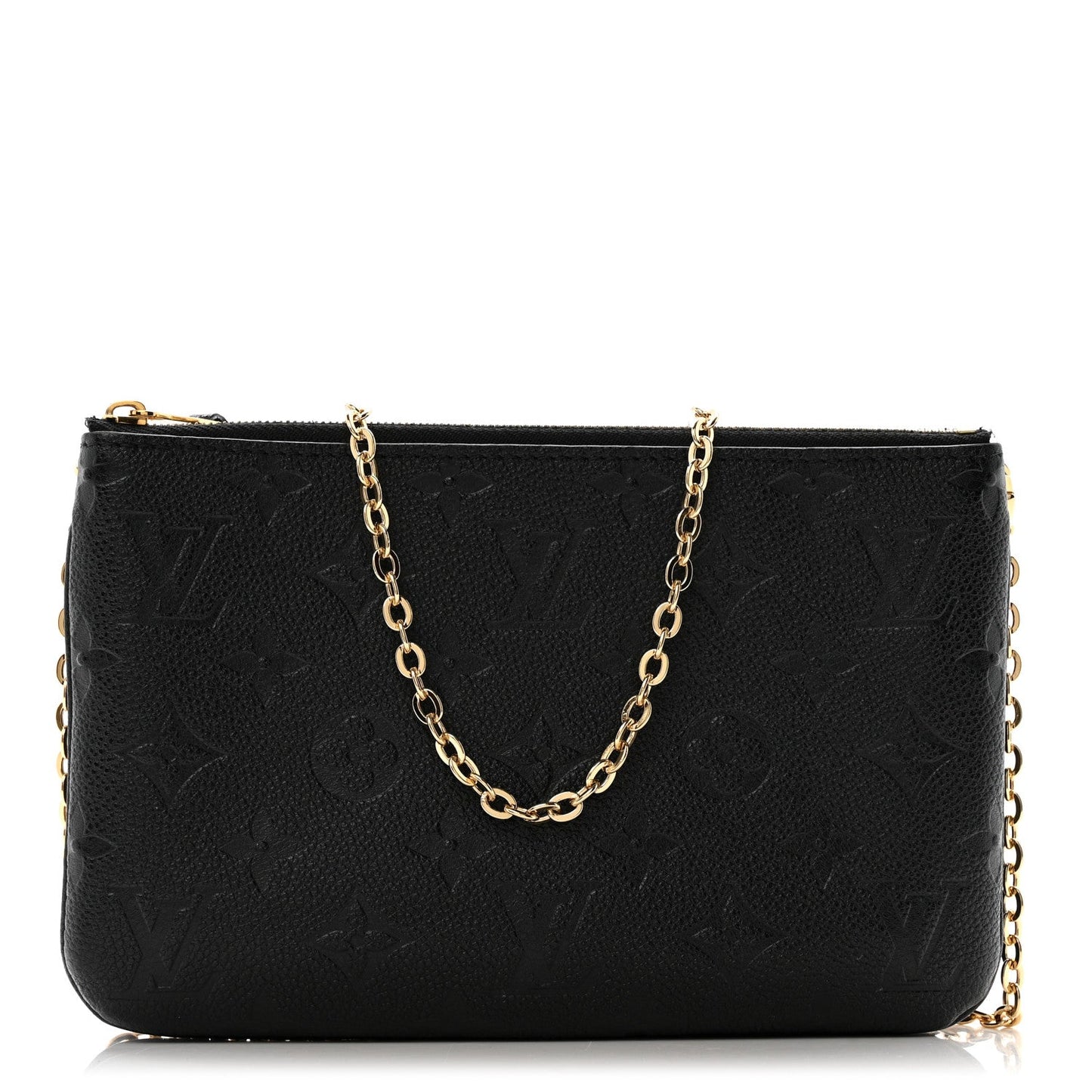 Empreinte Double Zip Pochette Black