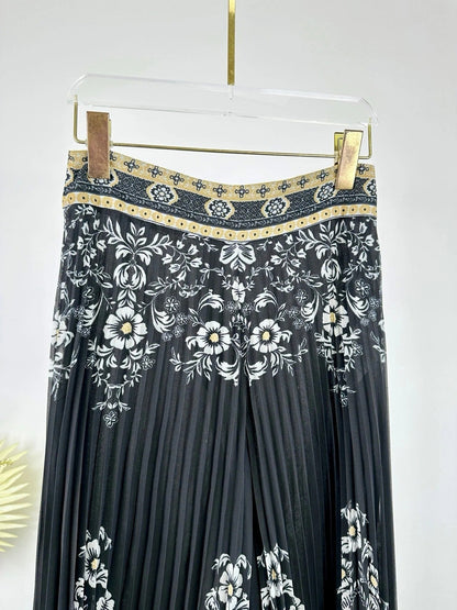 ZIMMERMANN PLEATED FLARED PANTS 270194