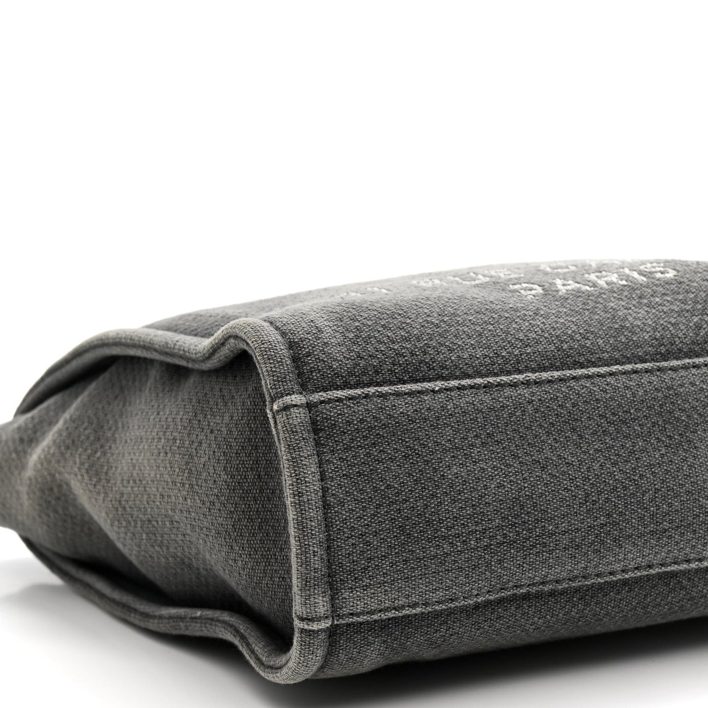 Canvas Mini Deauville Tote Dark Grey
