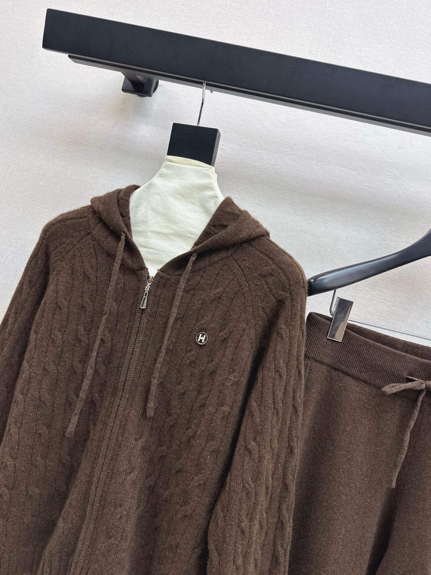 HERMES 25S OVERSIZED WOOL SUIT 025