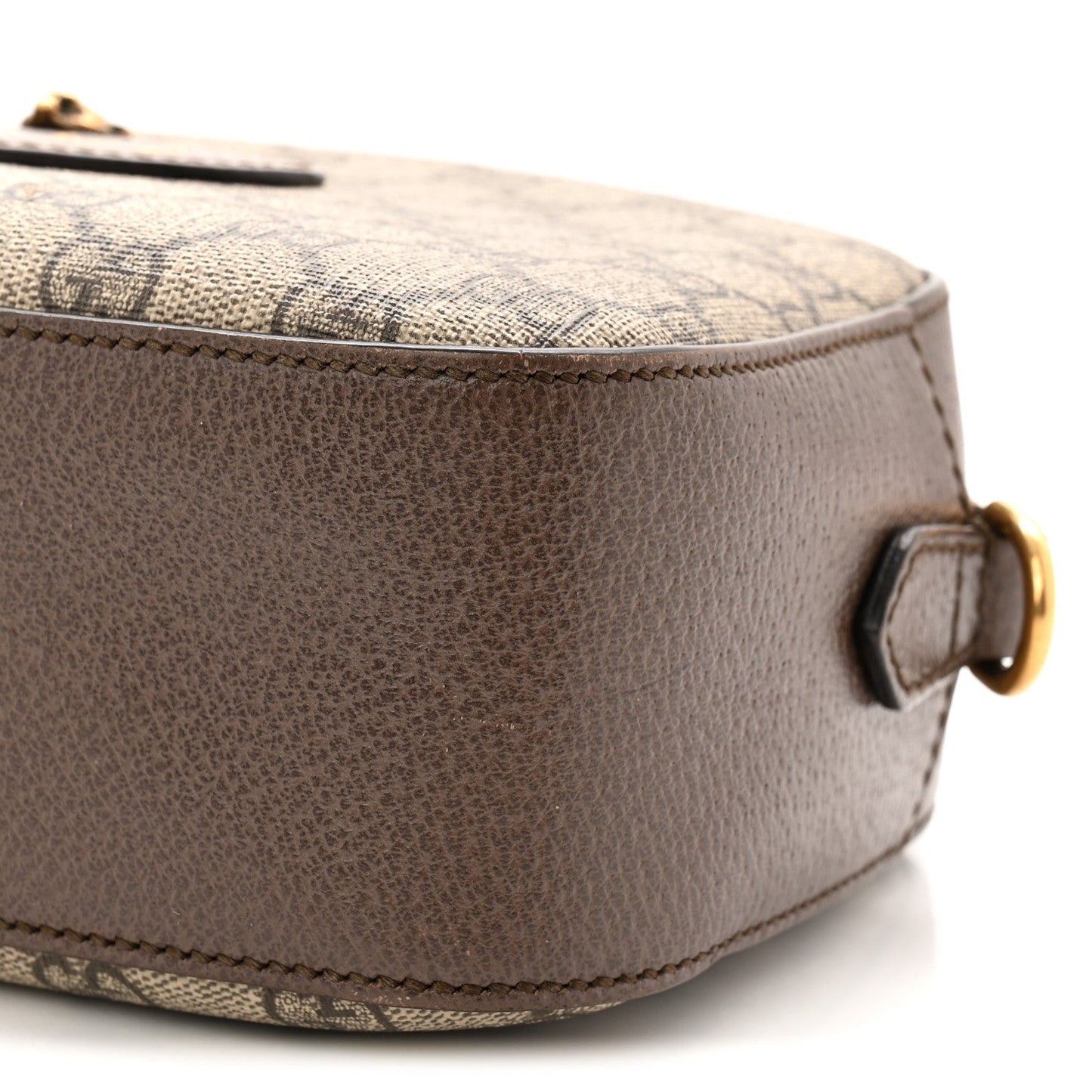 GG Supreme Monogram Web Neo Vintage Shoulder Bag Beige New Acero Crop