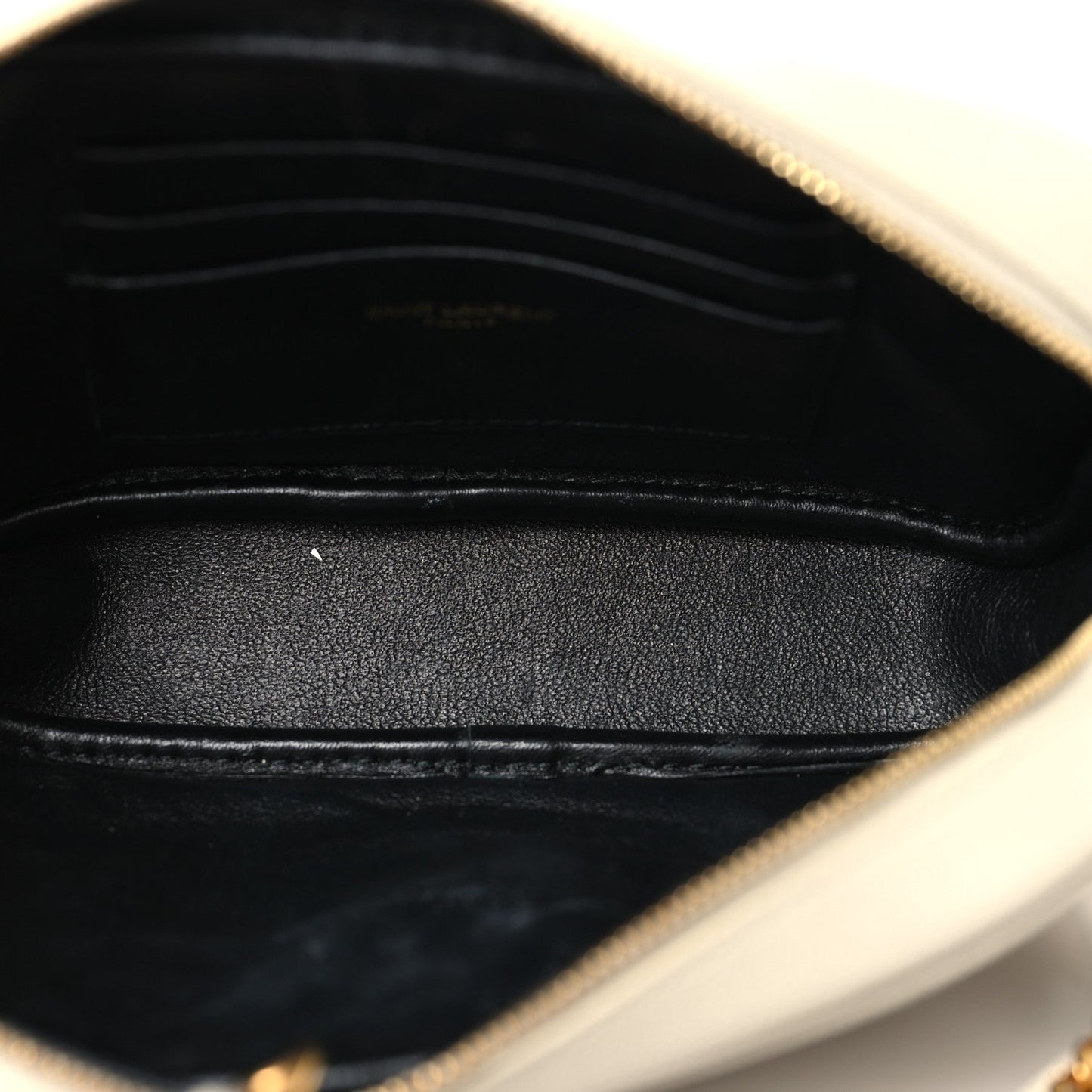 Grain De Poudre Matelasse Monogram Mini Lou Camera Bag Crema Soft