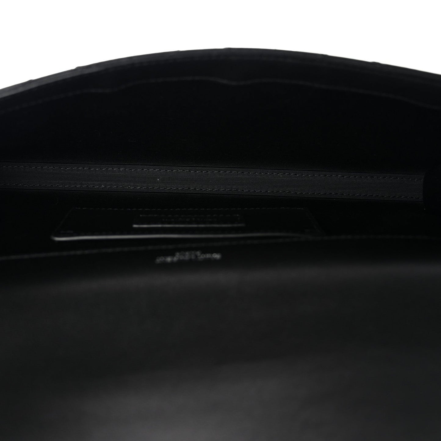 Lambskin Quilted Kate Clutch Black