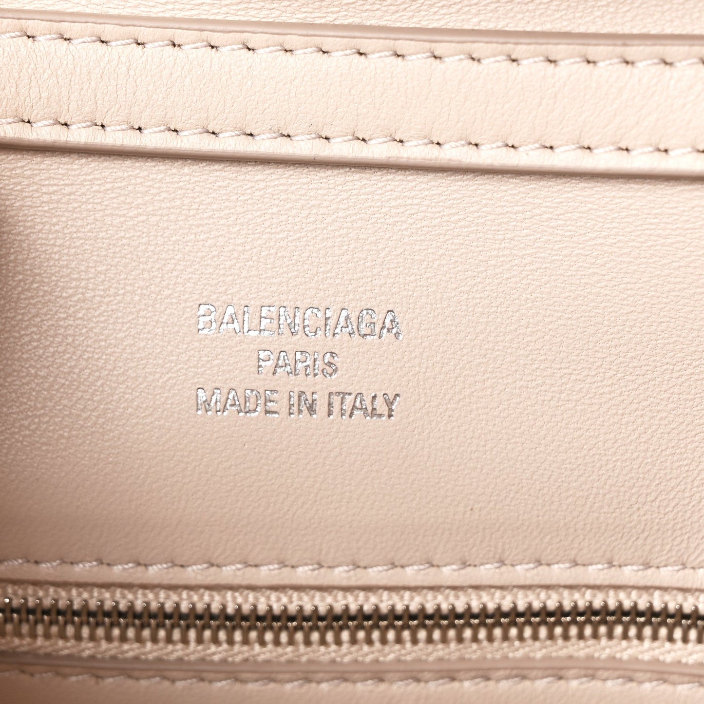 Natural Smooth Calfskin Small Rodeo Top Handle Handbag Almond