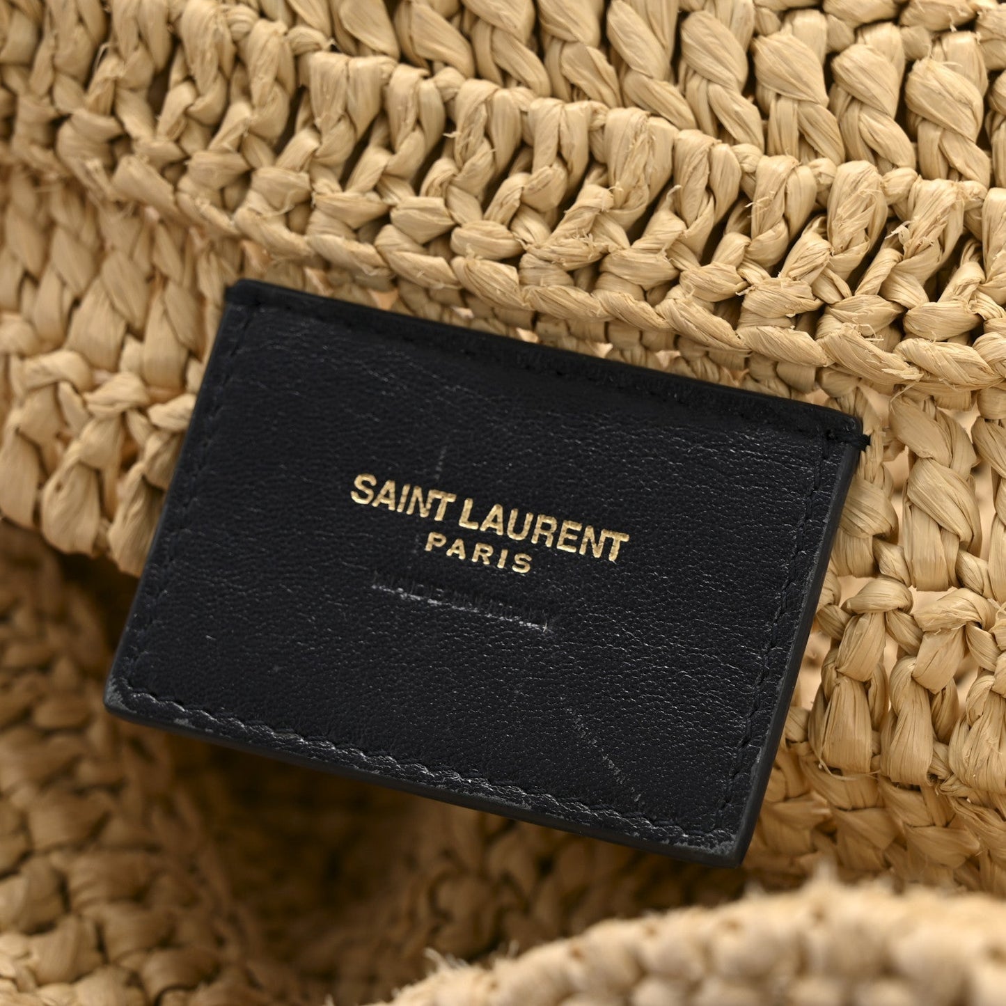 Raffia Rive Gauche Tote Natural