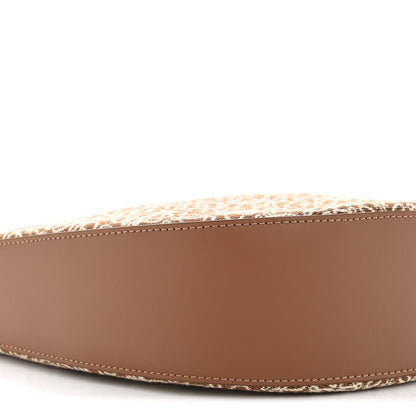 Jacquard Anagram Calfskin Luna Bag Tan Pecan
