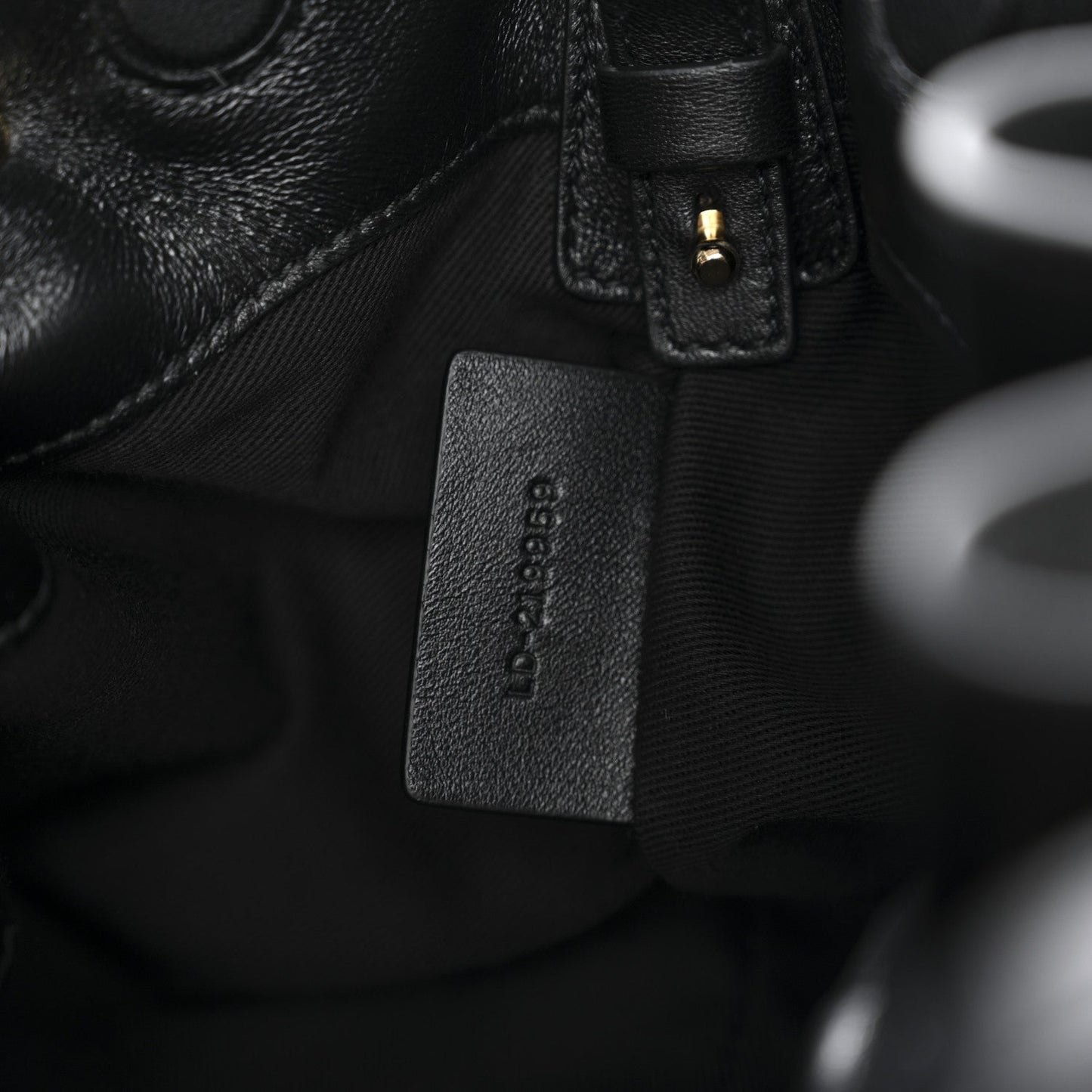 Nappa Small Soft Bag Black