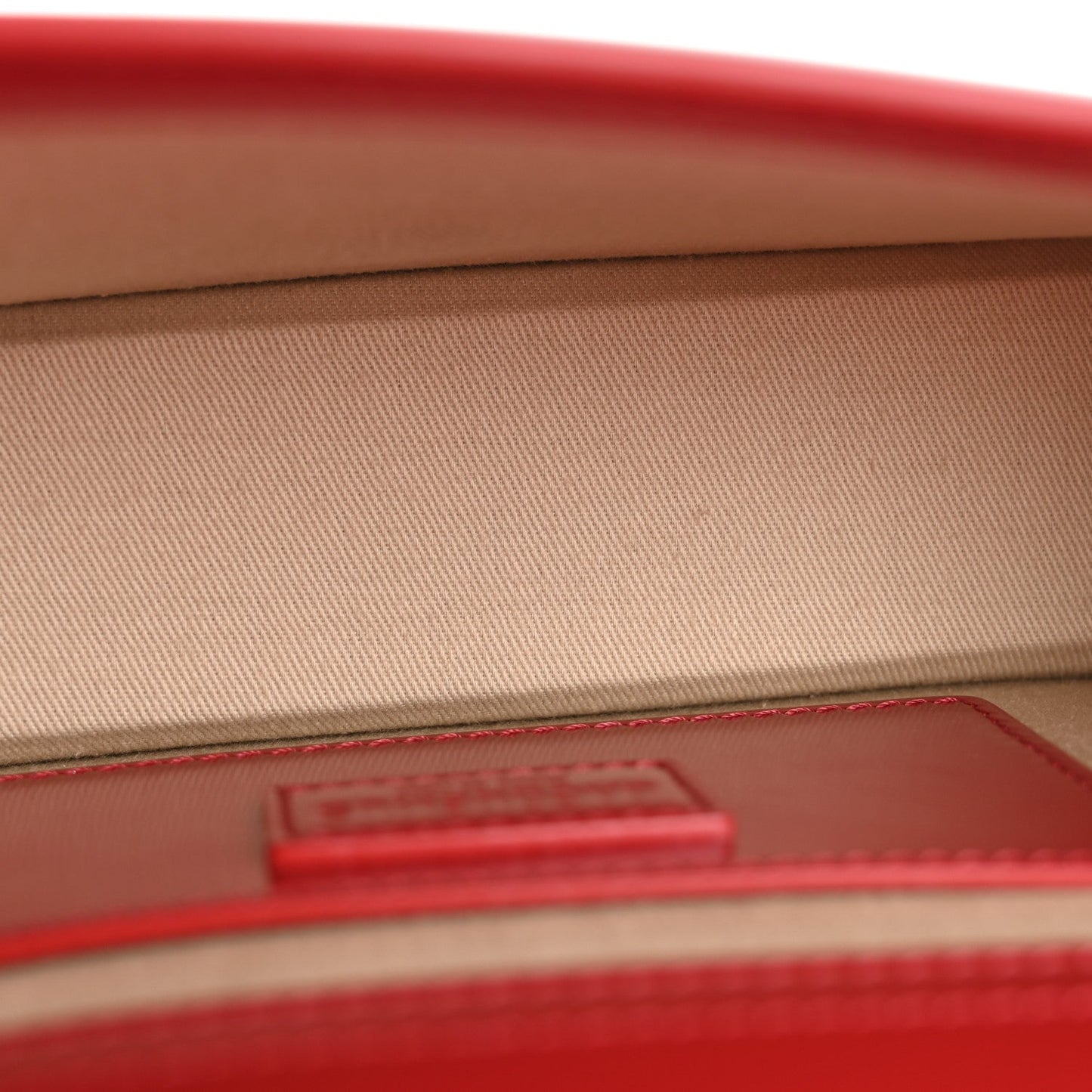 Glazed Calfskin Le Grand Bambino Red