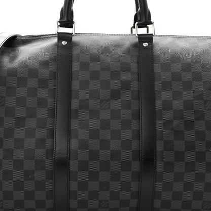 Damier Graphite Keepall Bandouliere 55