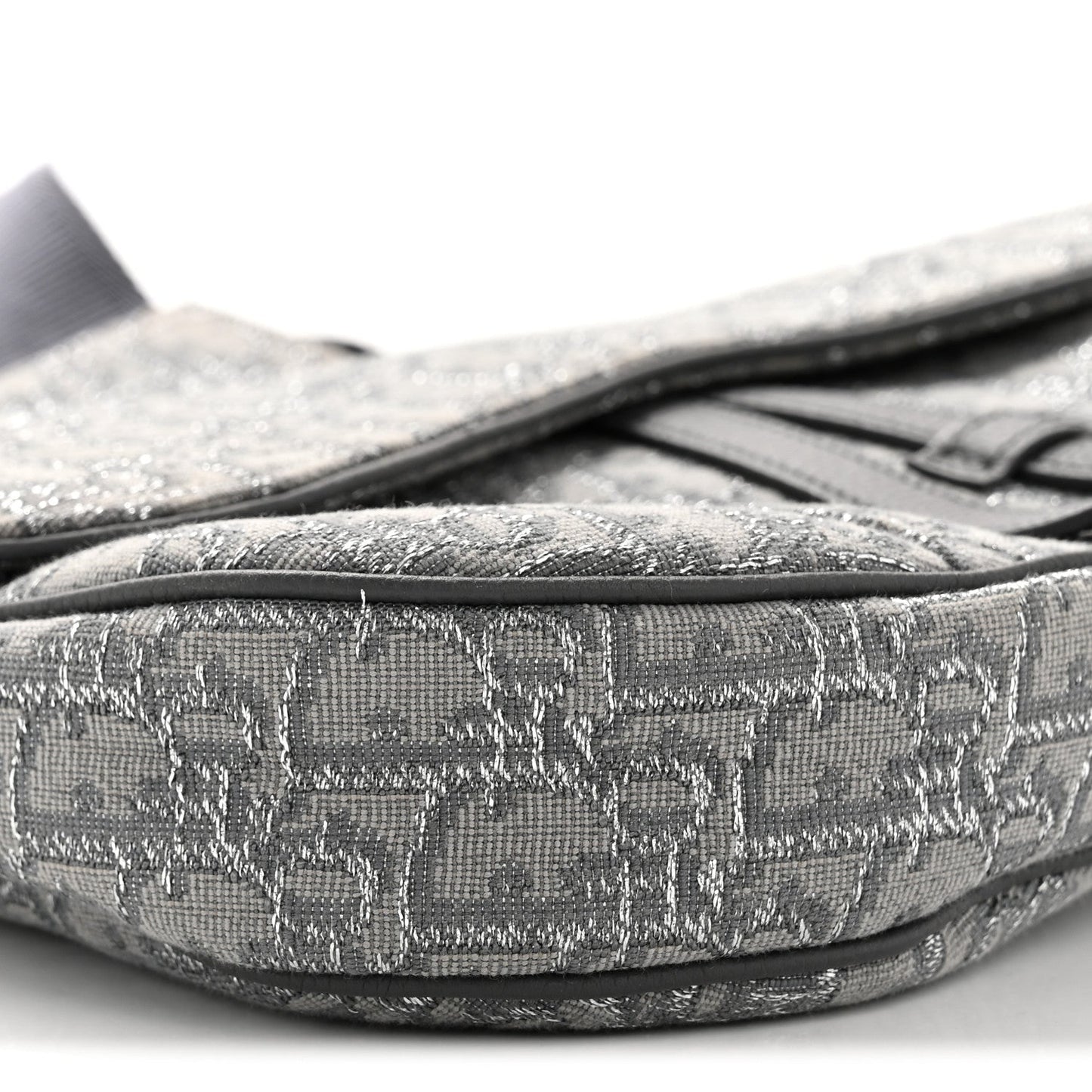 Oblique Mens Saddle Bag Grey