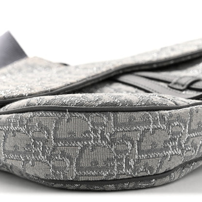 Oblique Mens Saddle Bag Grey