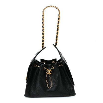 Caviar Quilted Small Chanel 25 Handbag Black
