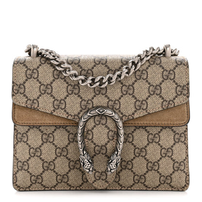 GG Supreme Monogram Mini Dionysus Shoulder Bag Taupe