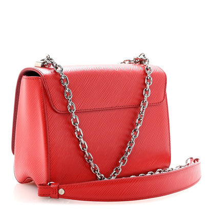 Epi Twist Shoulder Bag MM Coquelicot