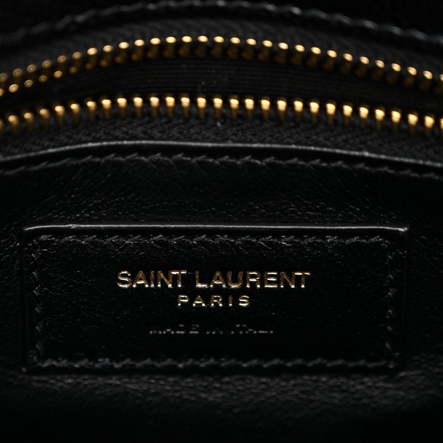 Grain De Poudre Monogram Cassandra Clasp Bag Black