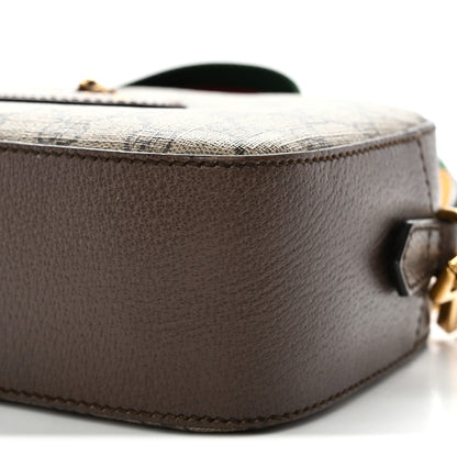GG Supreme Monogram Web Neo Vintage Shoulder Bag Beige New Acero Crop