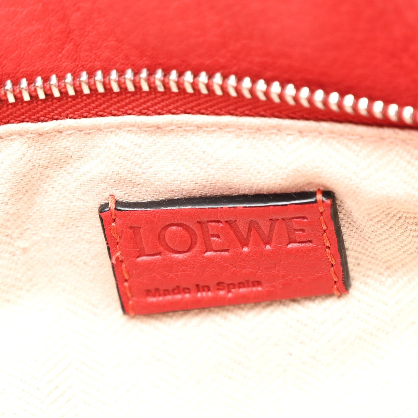 Calfskin Small Puzzle Bag Scarlet