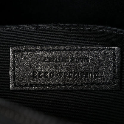 Calfskin Matelasse Monogram Monochrome Lou Camera Bag Black