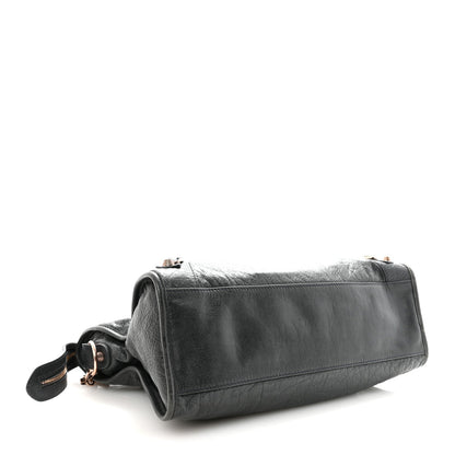Agneau Giant 12 Rose Gold Hardware City Anthracite