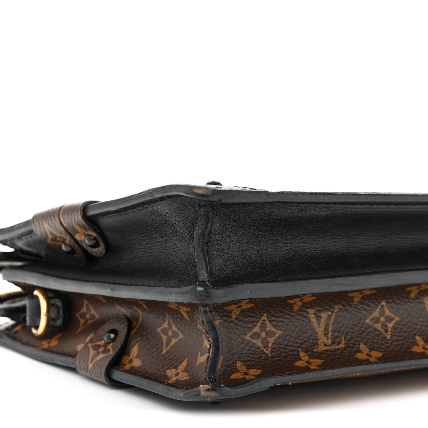Reverse Monogram Trunk Clutch