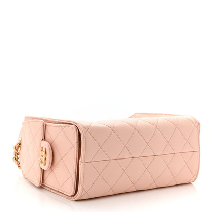 Caviar Quilted Mini Chanel 25 Handbag Light Pink