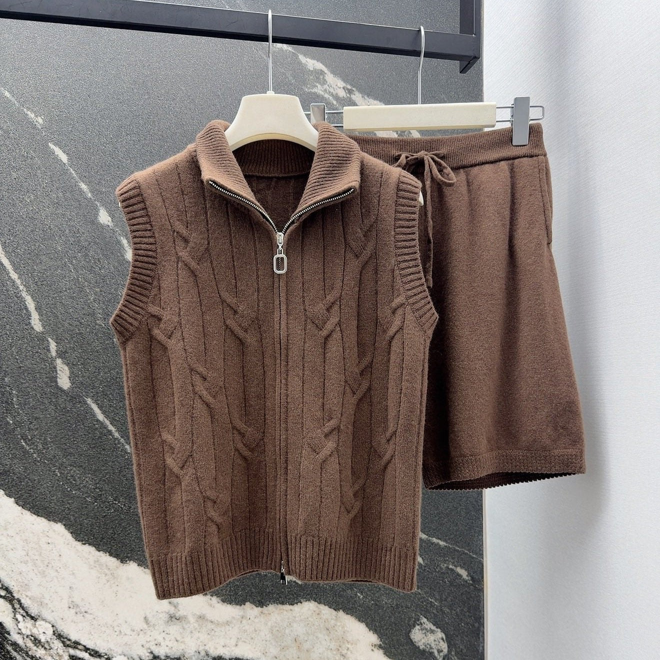 HERMES 25S KNIT VEST SET 528309