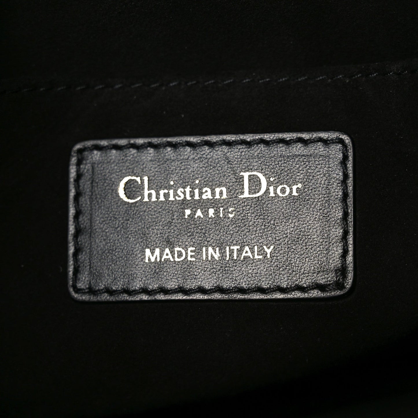 Lambskin Cannage Medium Dior Vibe Hobo Bag Black