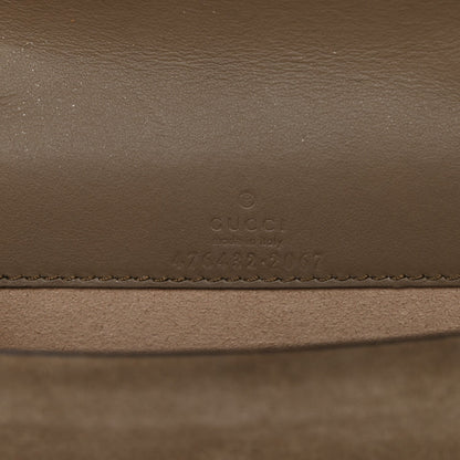 GG Supreme Monogram Super Mini Dionysus Shoulder Bag Taupe