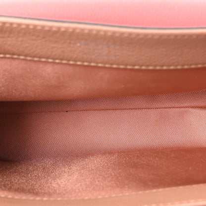 Calfskin Lockme II Chain Bag BB Rose Bruyere
