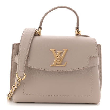 Soft Calfskin Mini Lockme Ever Greige