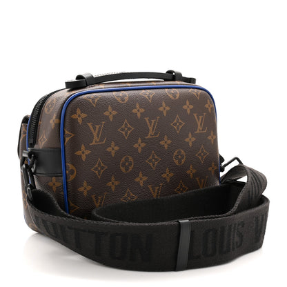 Monogram Macassar S Lock Messenger Blue